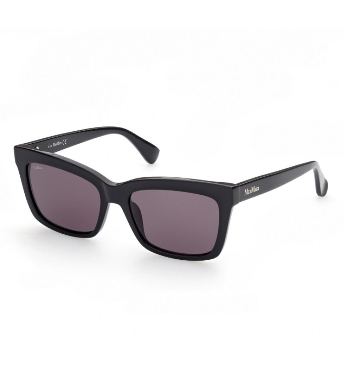 Rectangular Black Grey Max Mara Sunglasses