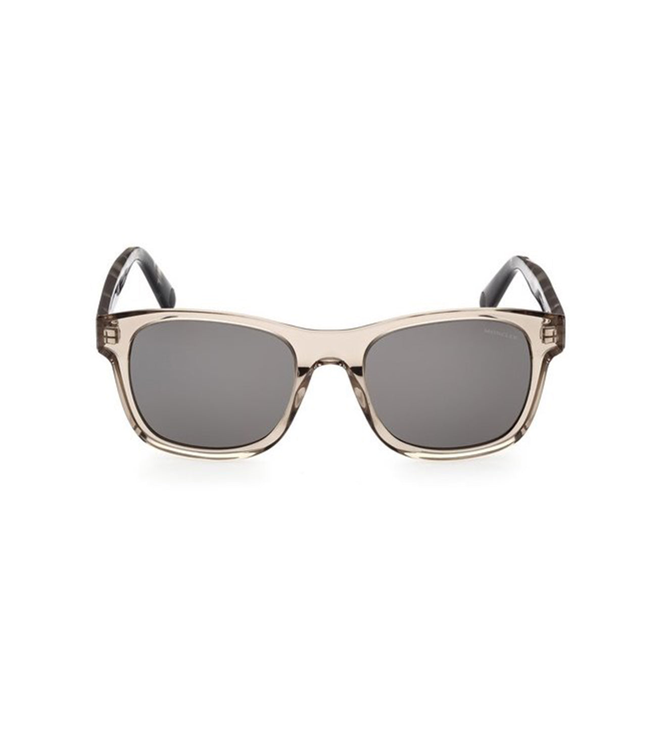 Square Transparent Brown Sunglasses