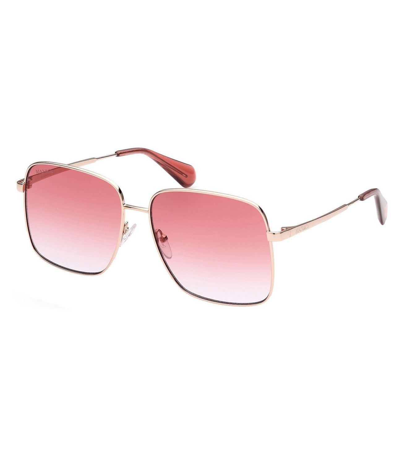Max Mara Women's Red Gradient Square Sunglasses