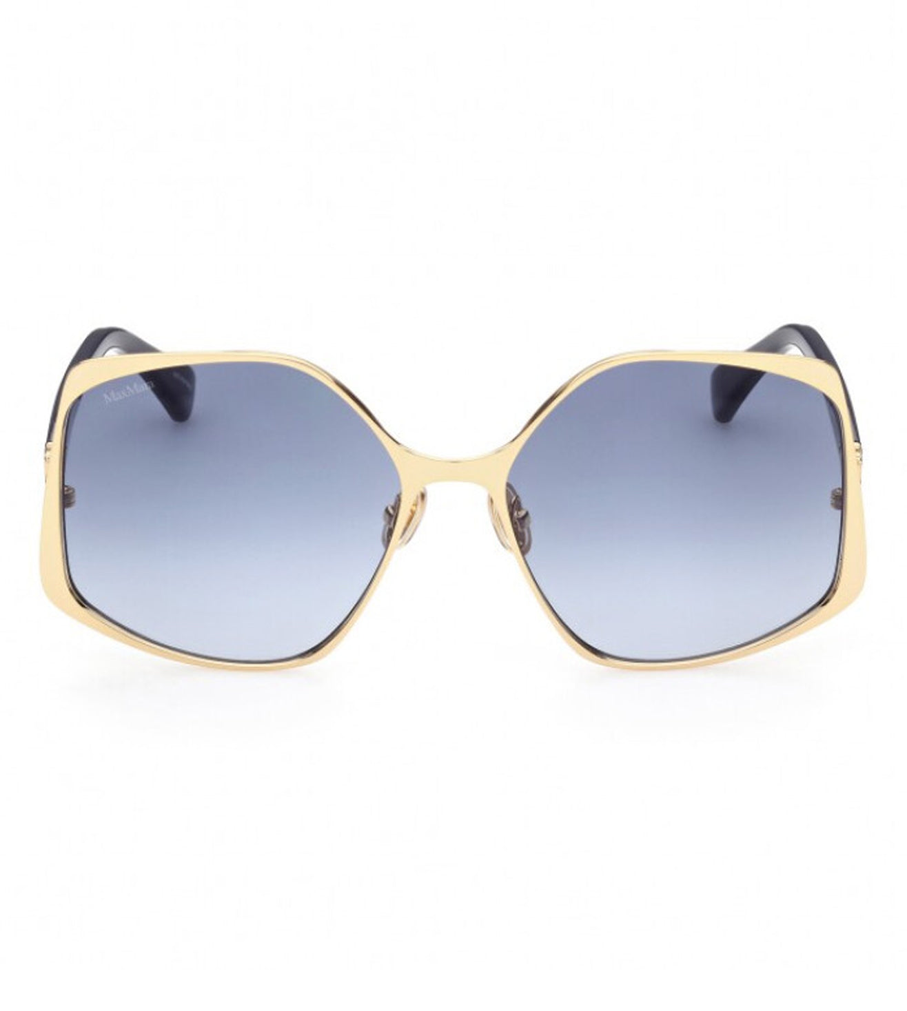 Max Mara Women's Blue Oversized Sunglasses