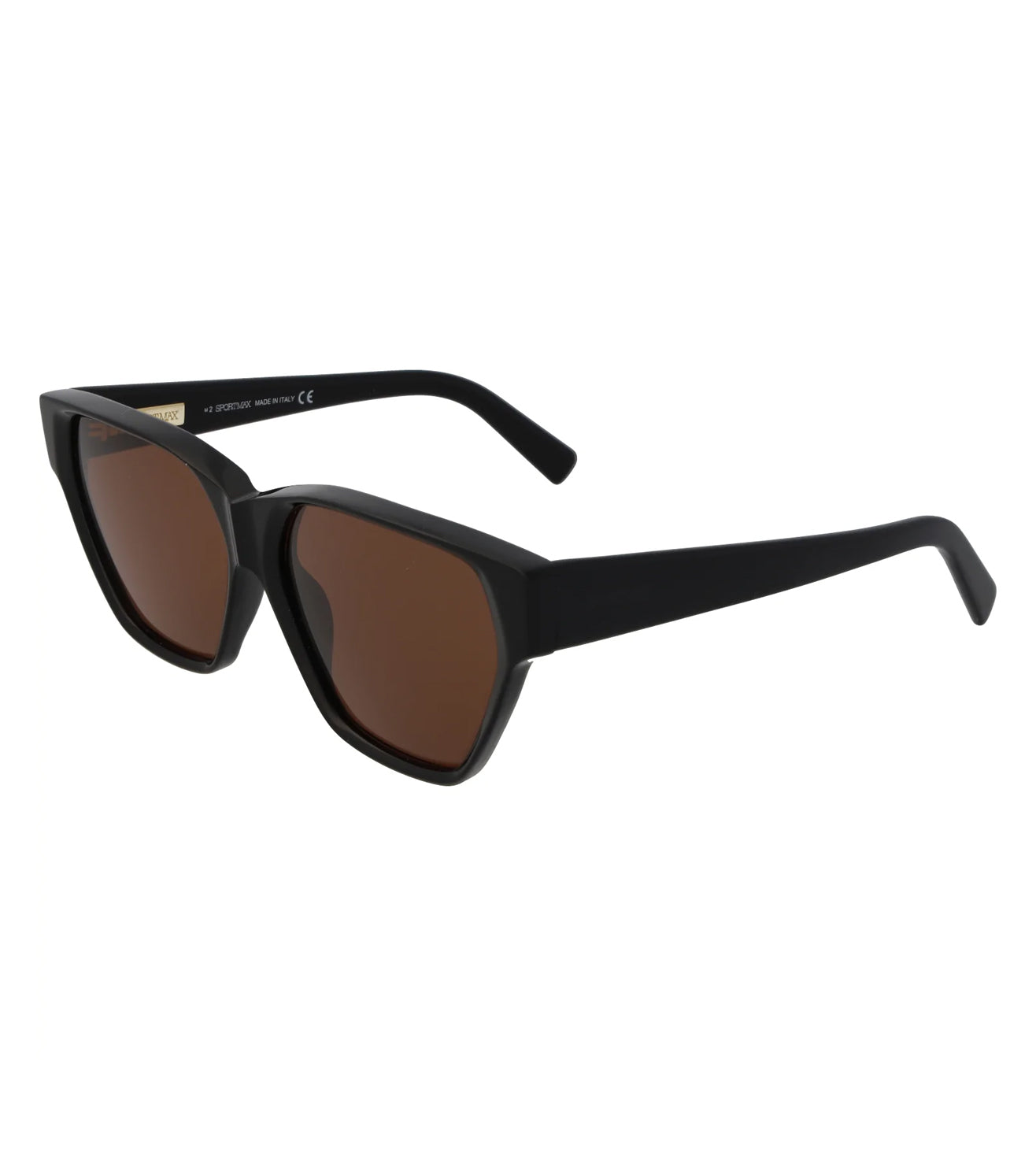 Square Black Brown Max Mara Sunglasses
