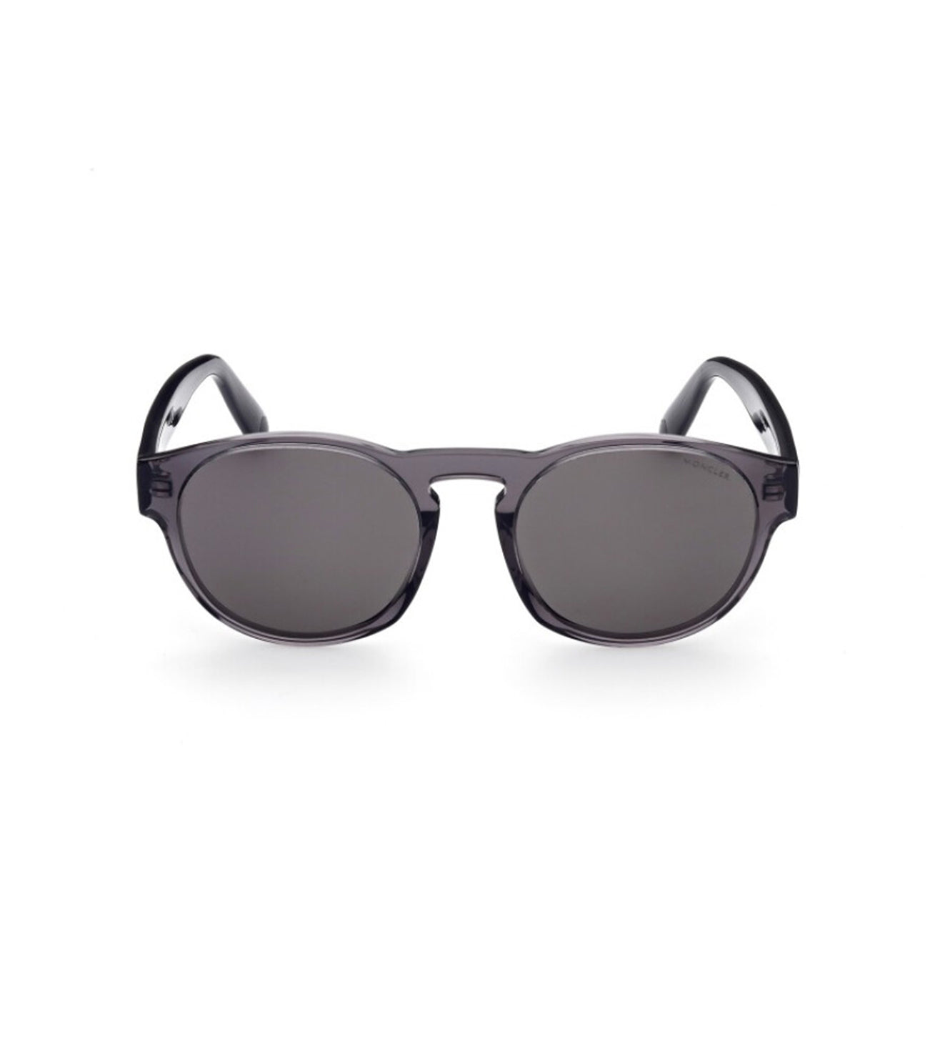 Moncler Men's Smoke Round Sunglasses