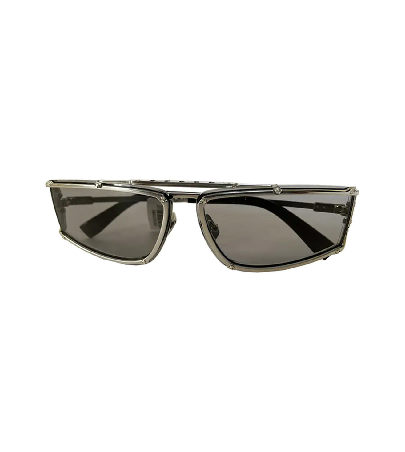 Hublot Rectangular Gunmetal Unisex Sunglasses