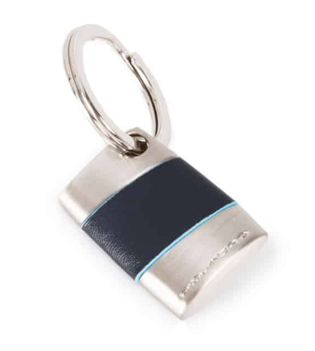 Piquadro Blue Square Keychain