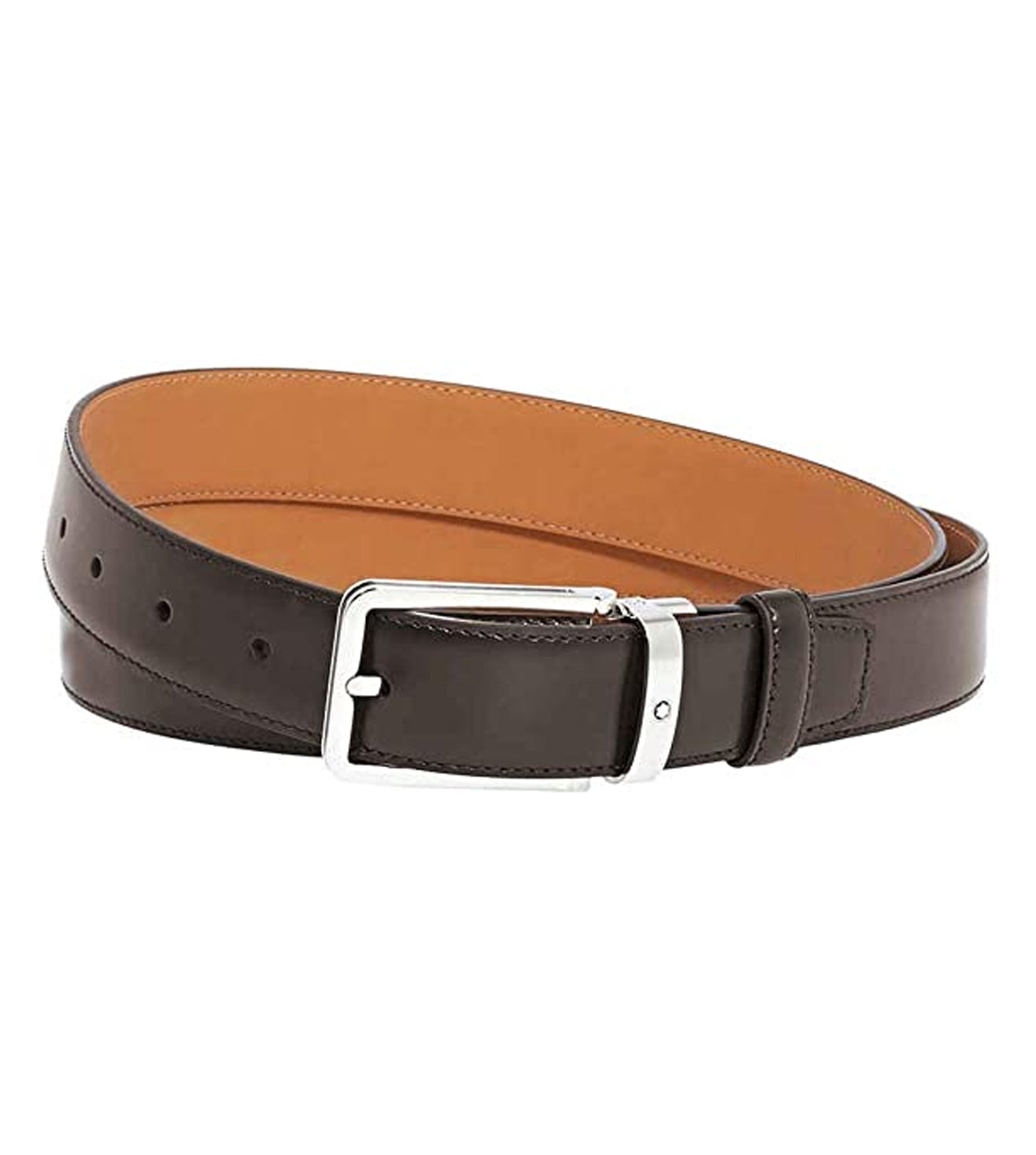 Reversible Cut-to-Size Business Men's Leather Belt