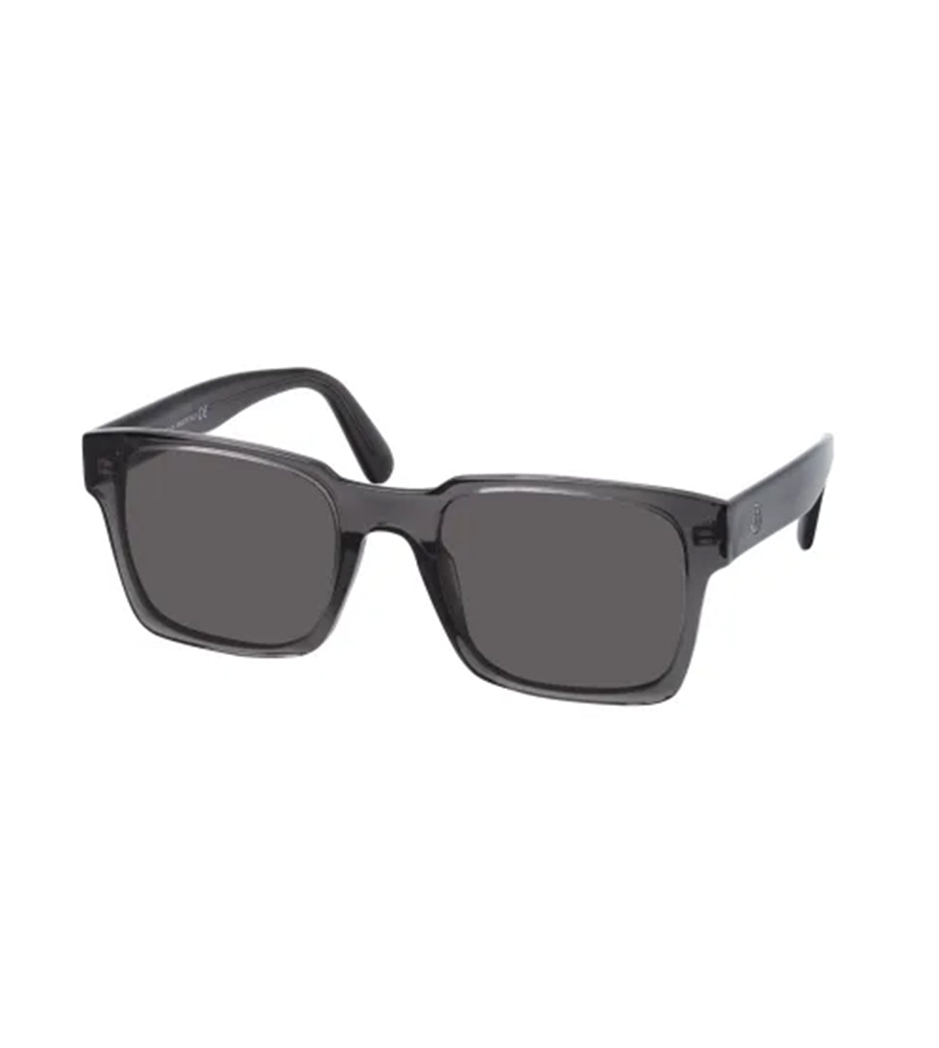 Square Shiny Black Sunglasses