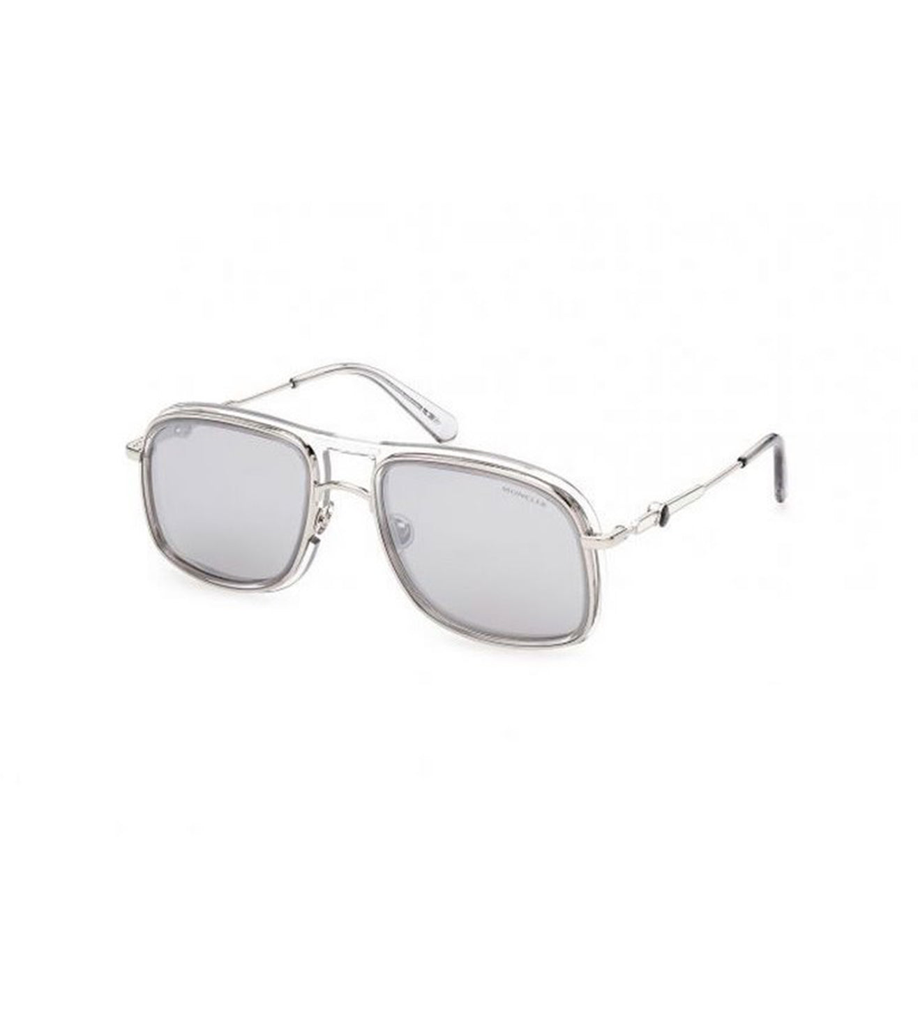 Pilot Transparent Silver Sunglasses