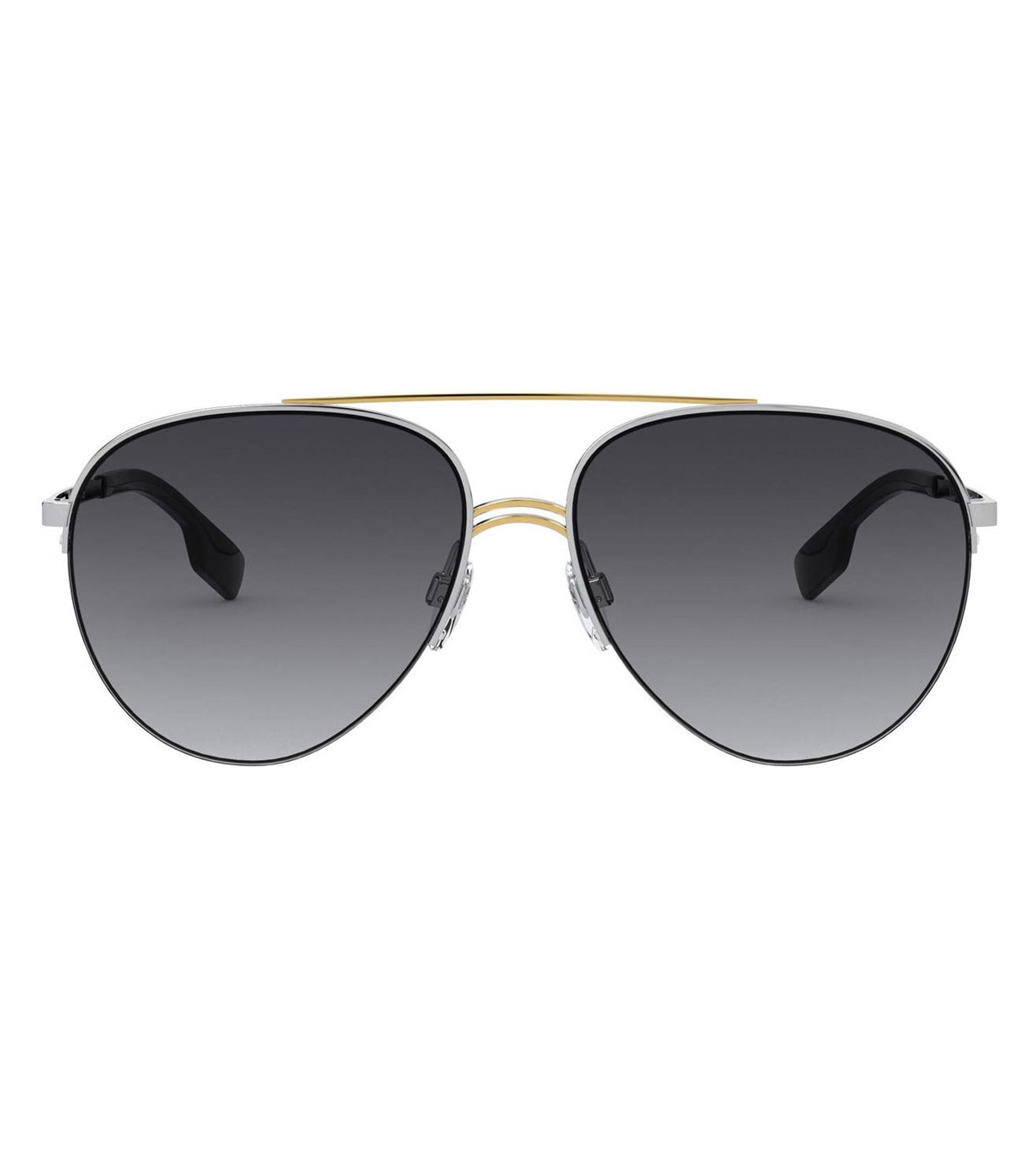 Burberry Women's Grey Gradient Aviator Sunglasses