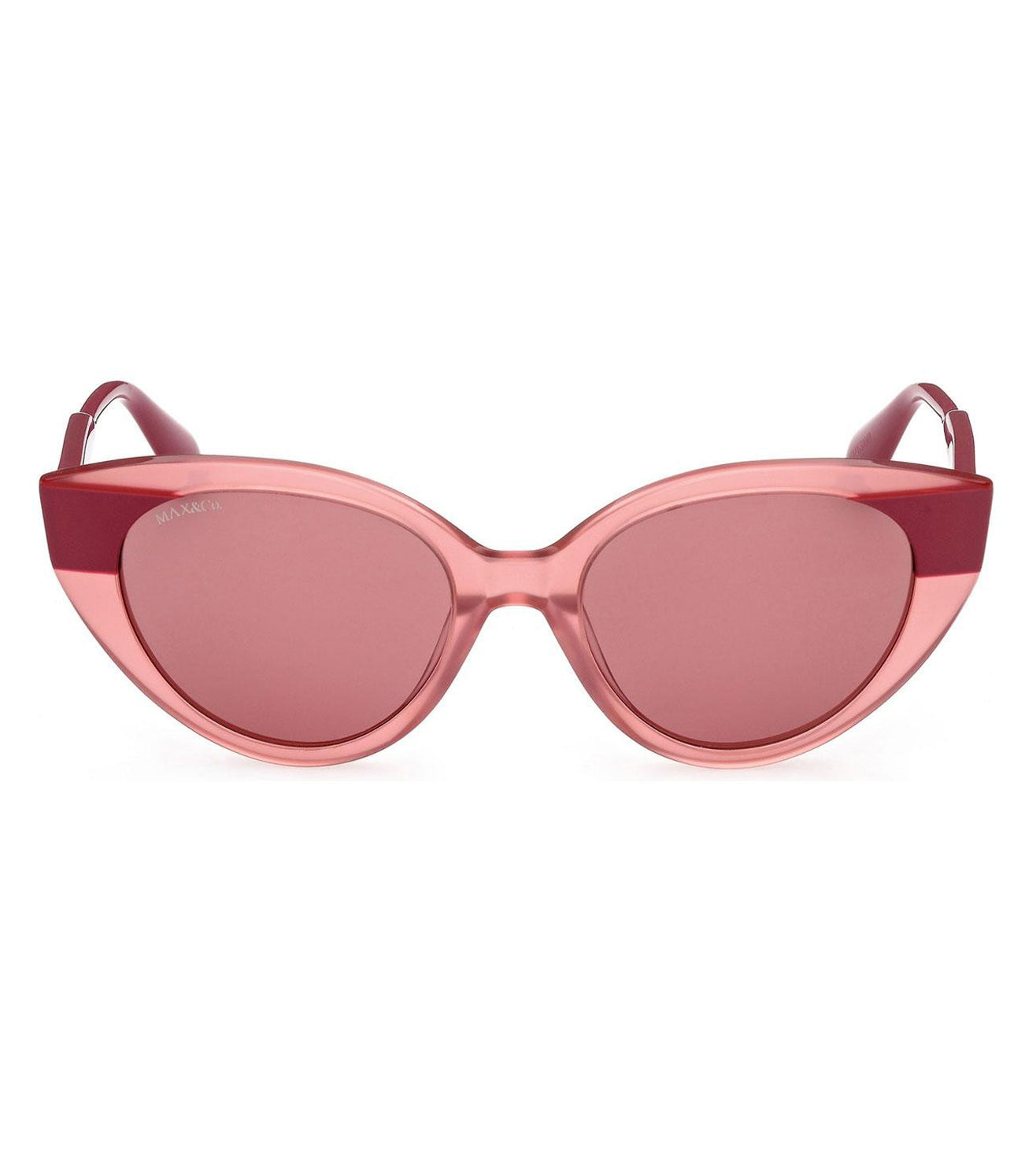 Cat eye Pink Burgundy Max Mara Sunglasses