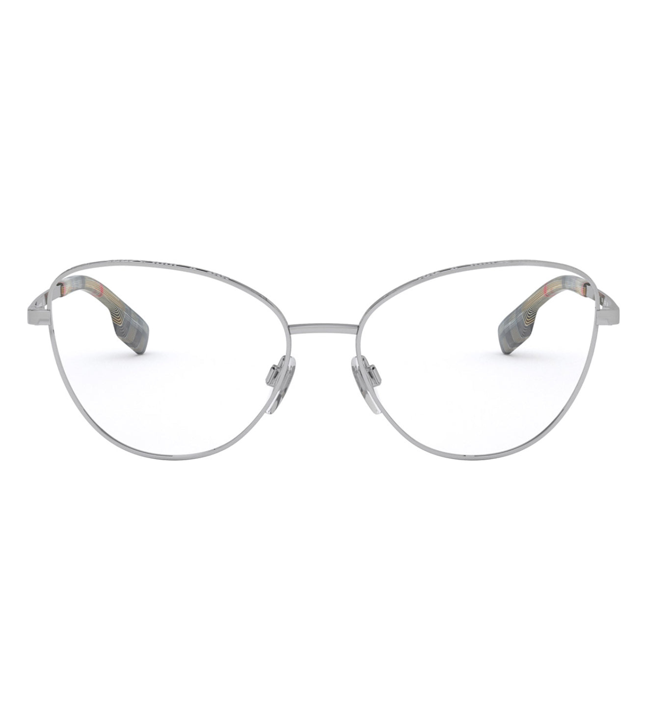 Burberry Women's Silver Cat-eye Optical Frames