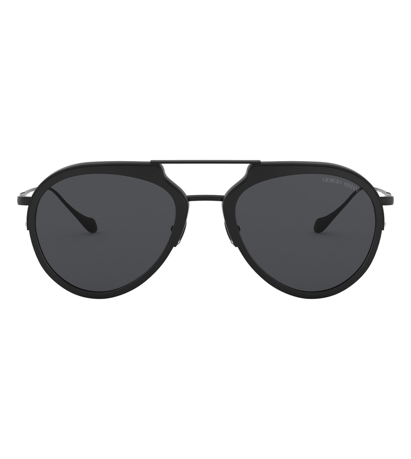 Giorgio Armani Men's Grey Aviator Sunglasses