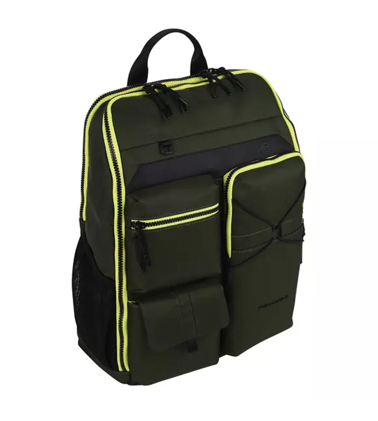Piquadro Otello Recycled Fabric Laptop Backpack Verde