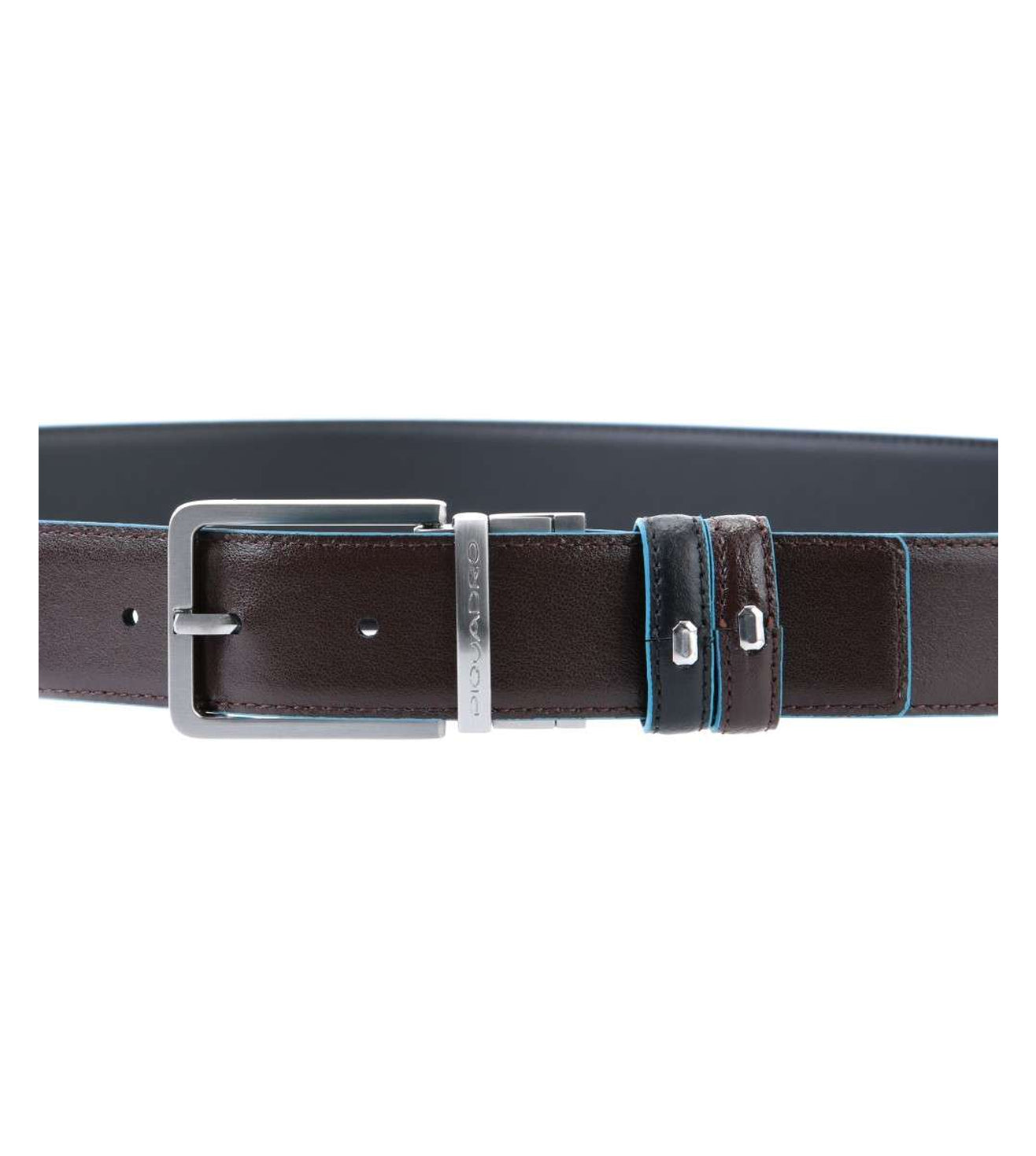 Blue Square Collection Reversible Leather Belt
