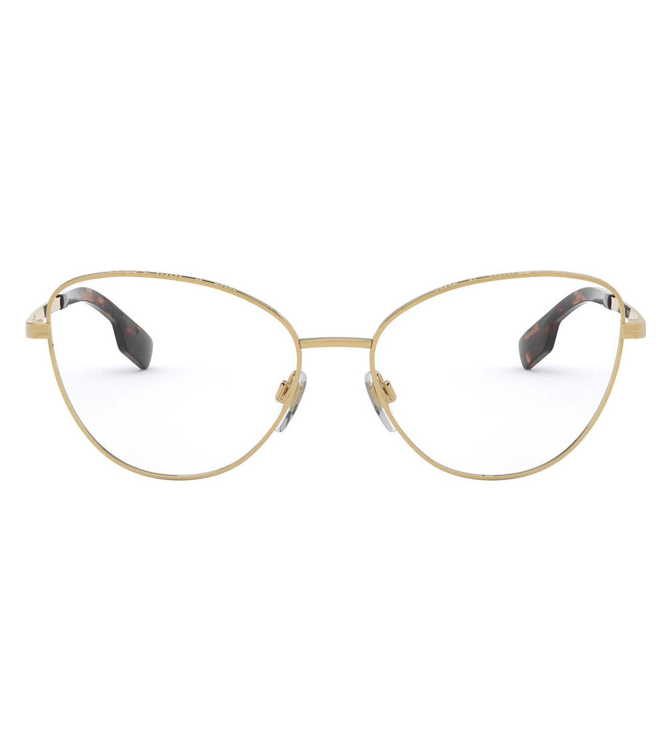 Burberry Women's Gold Cat-eye Optical Frames