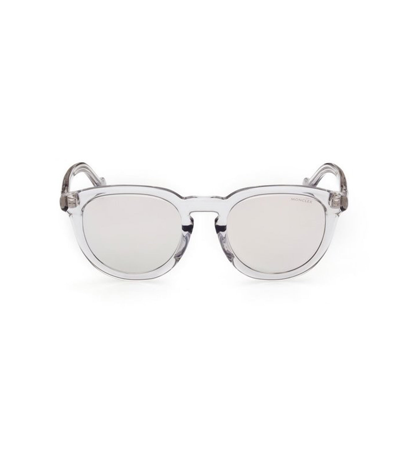 Round Grey Transparent Sunglasses