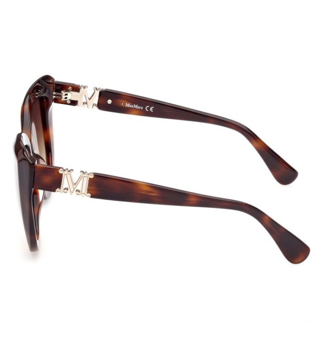 Butterfly Havana Gradient Brown Max Mara Sunglasses