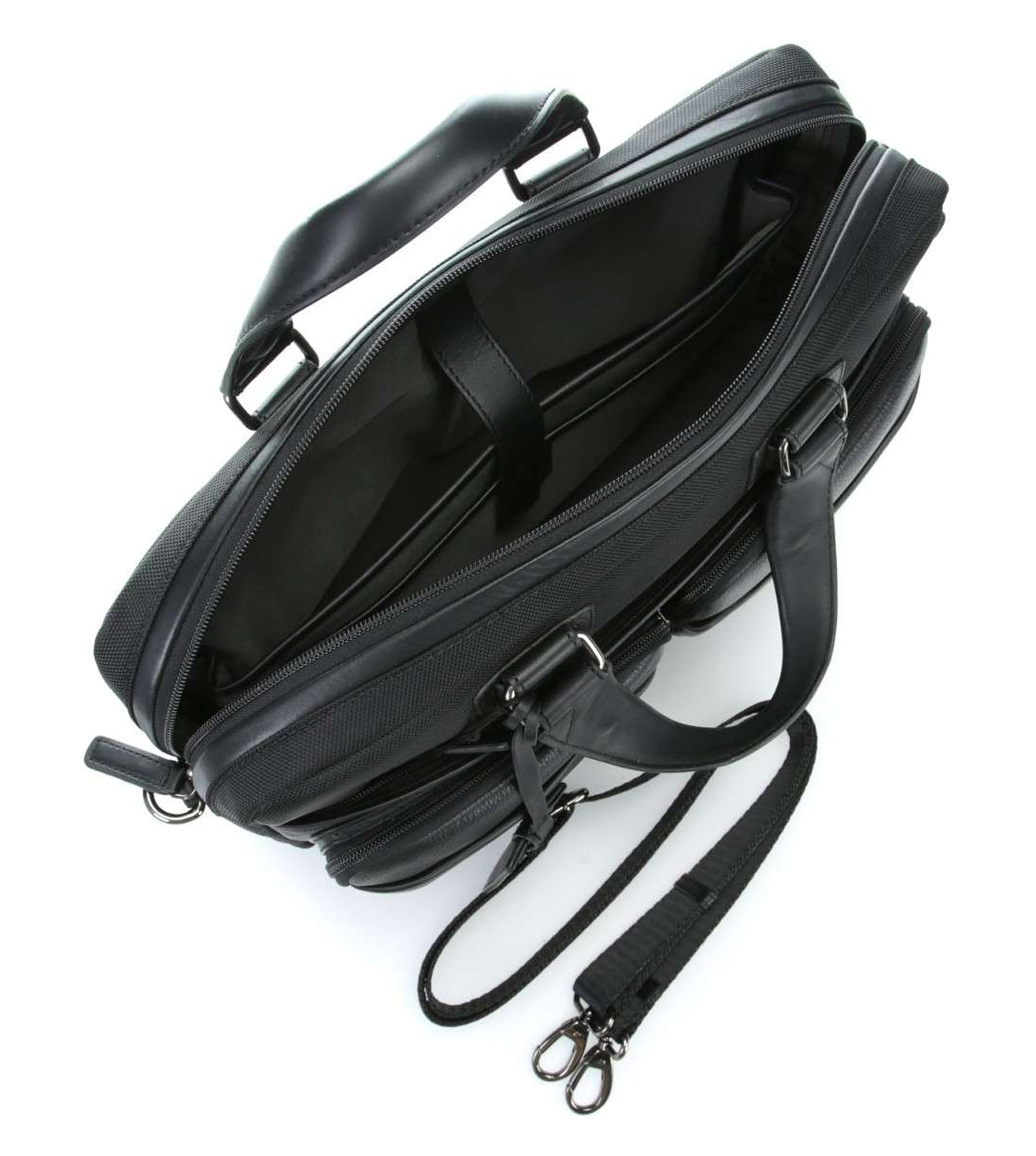 Bric's Monza Unisex Black Laptop Briefcase