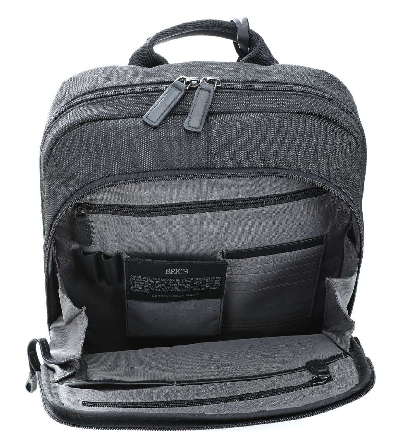 Bric's Monza Unisex Black Backpack