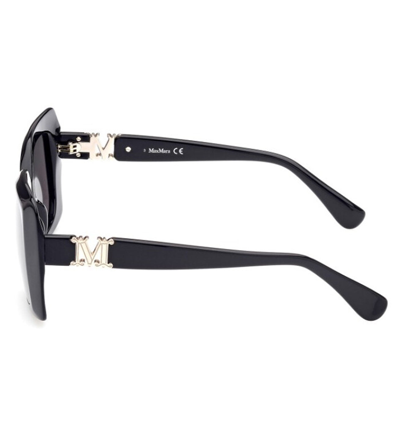 Max Mara Women's Grey Rectangular Sunglasses