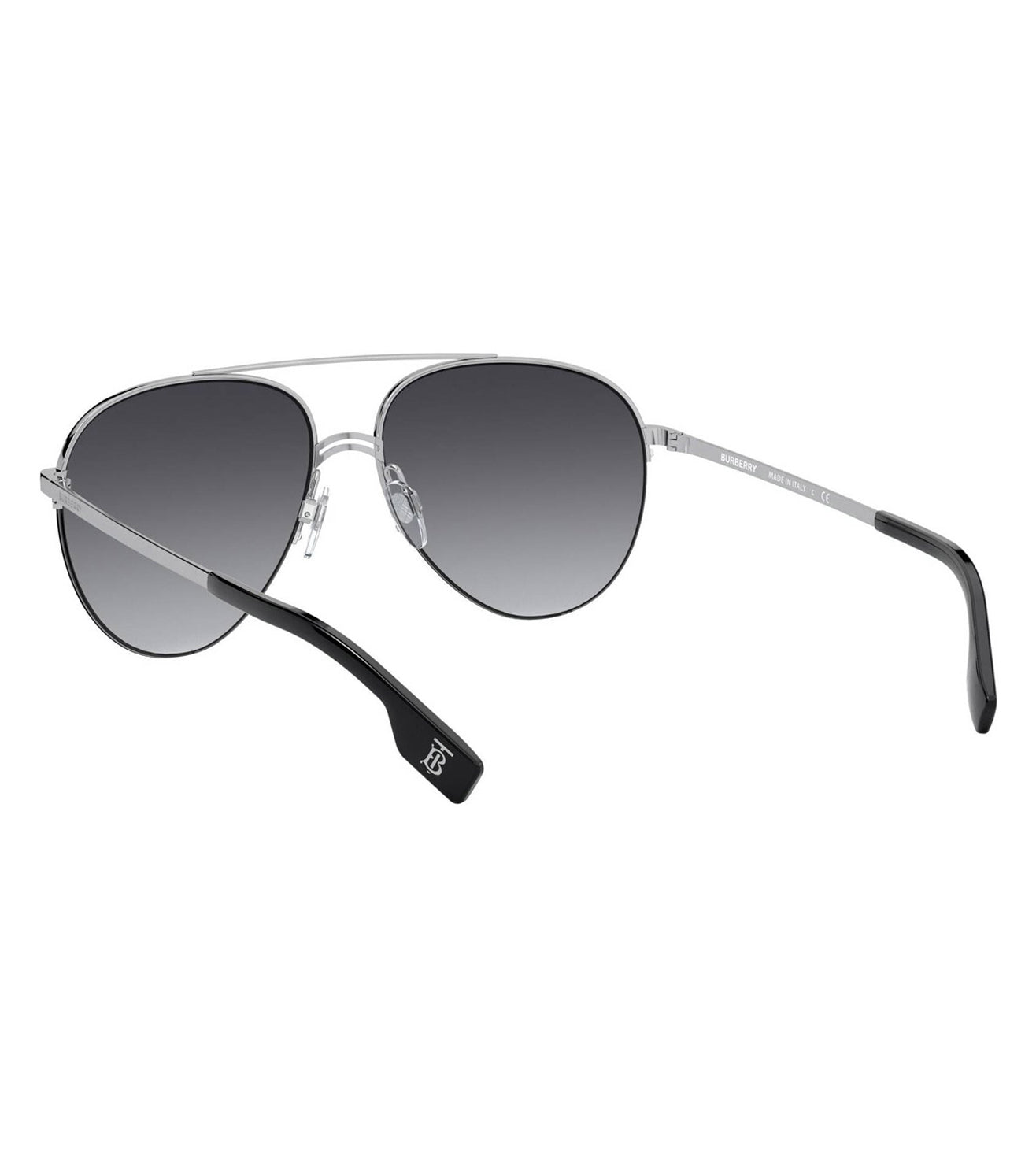 Burberry Women's Grey Gradient Aviator Sunglasses