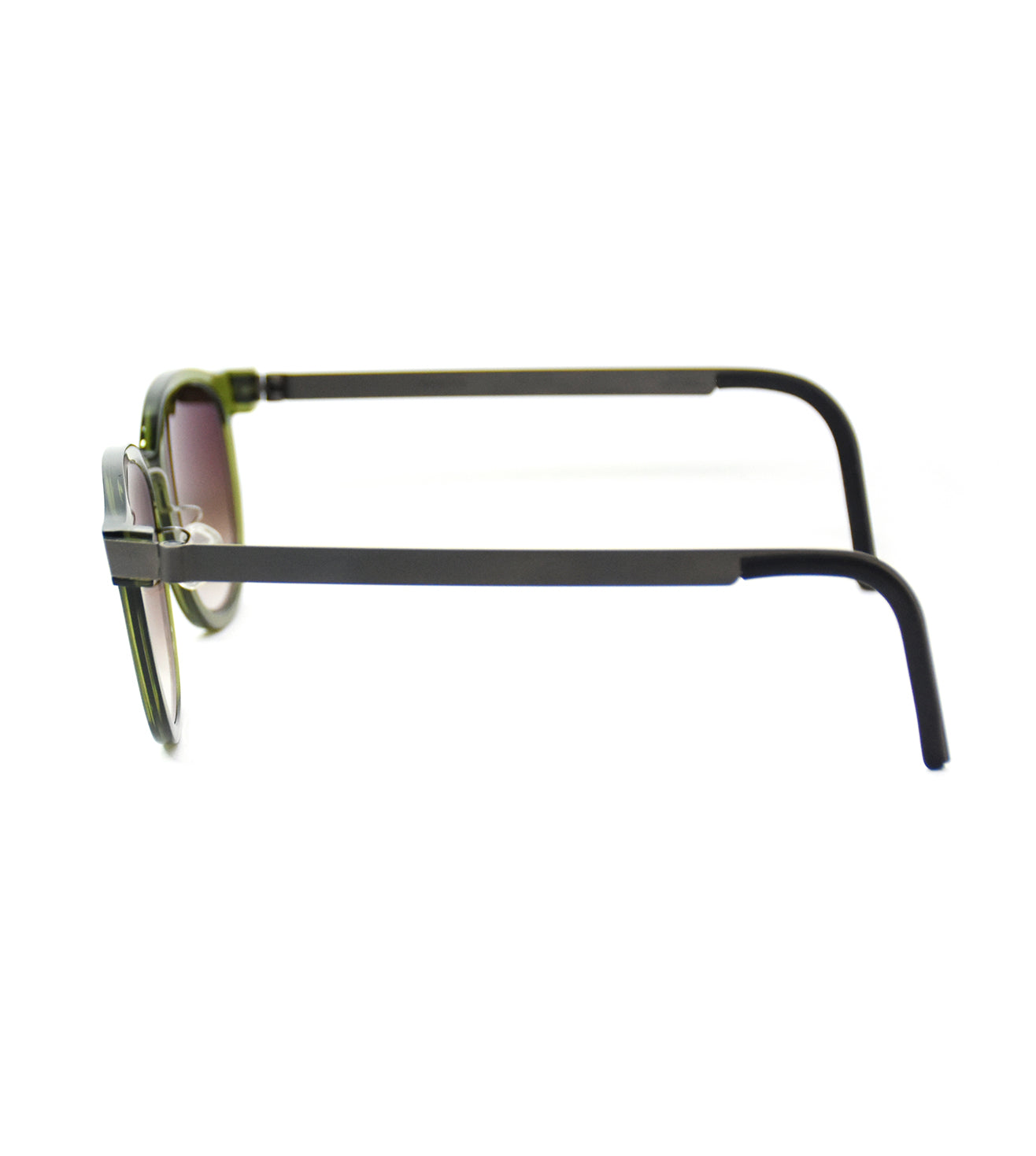 Lindberg Unisex Grey Round Sunglasses