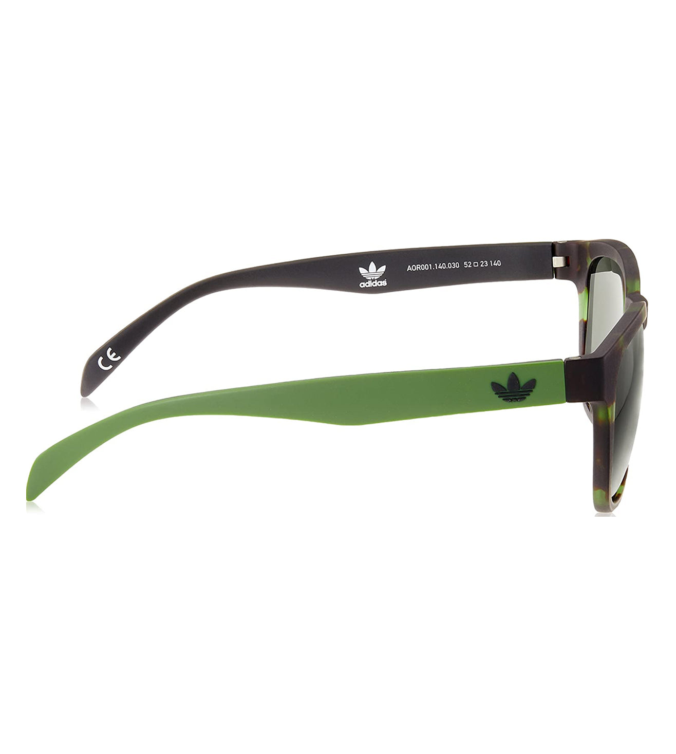 Green Unisex Sport Square Sunglasses