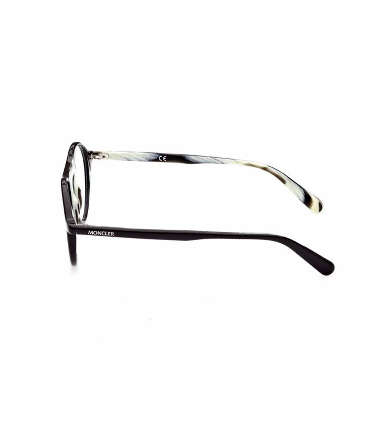 Moncler Men's Black Round Optical Frame