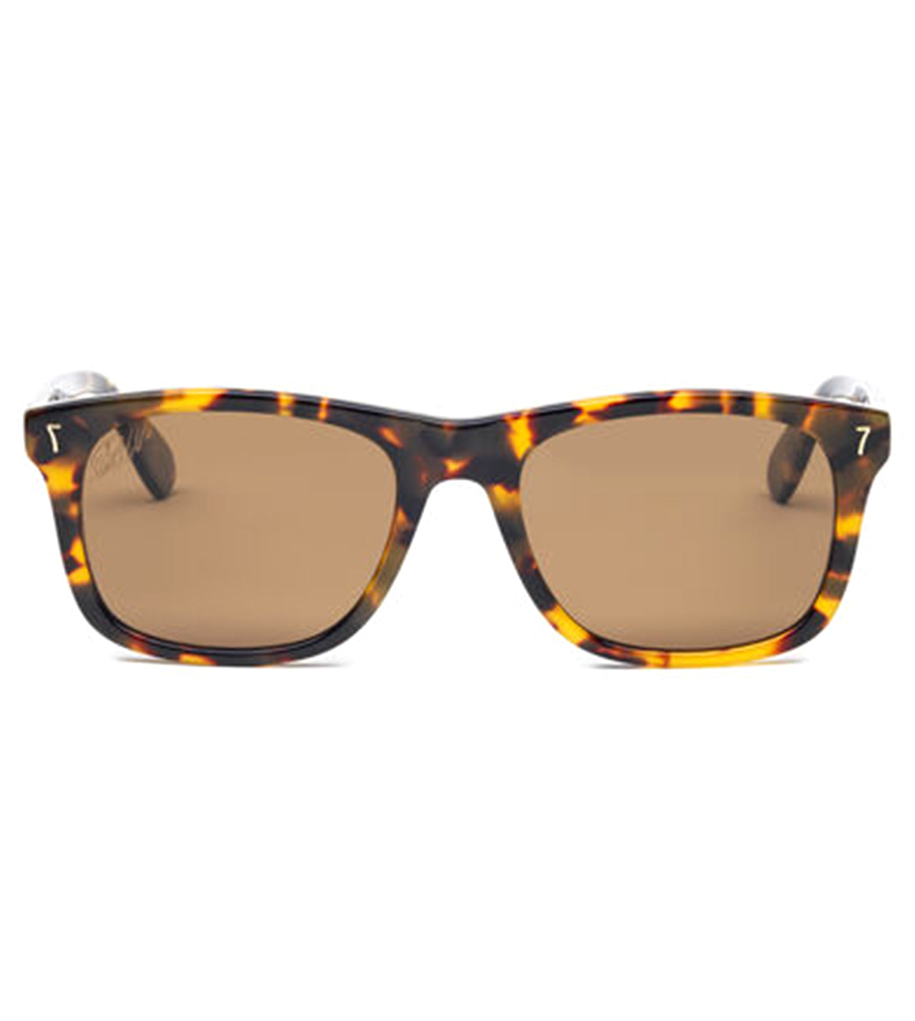 CR7 Unisex Brown Square Sunglasses