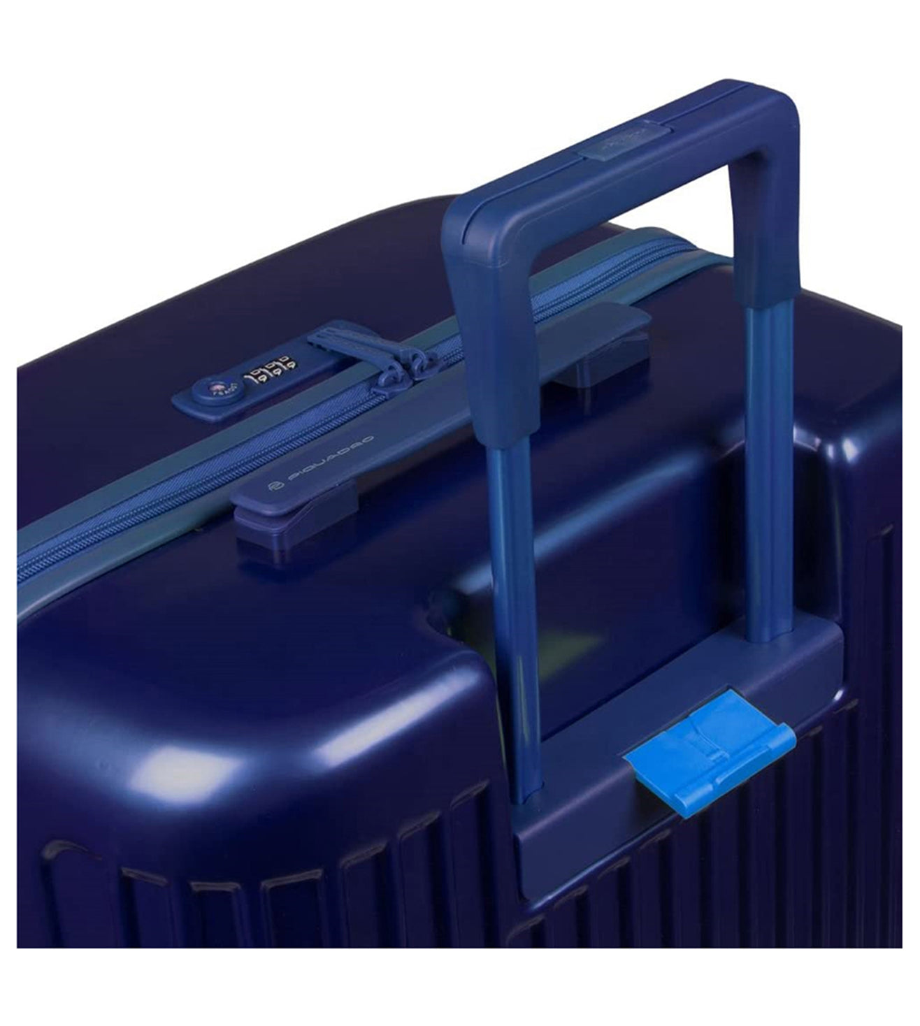 Piquadro Relyght Unisex Blue Check-in Trolley
