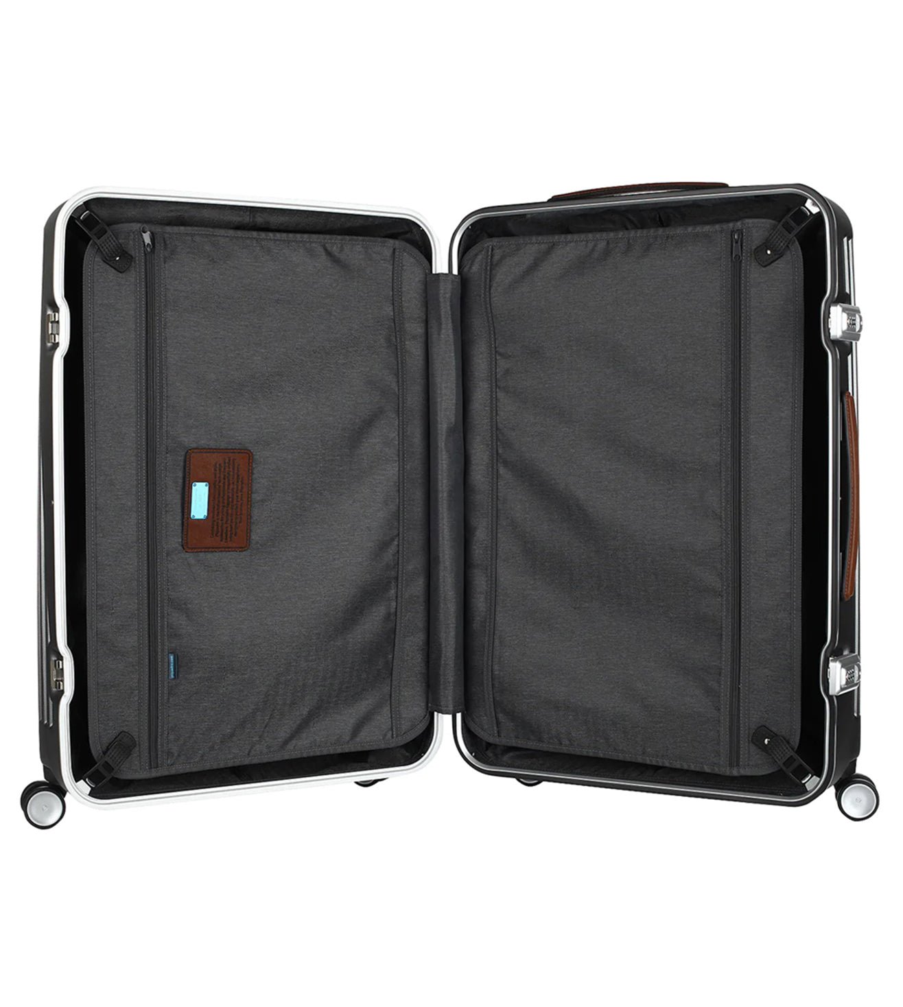 Piquadro Relyght Plus Unisex Black Check-in Trolley