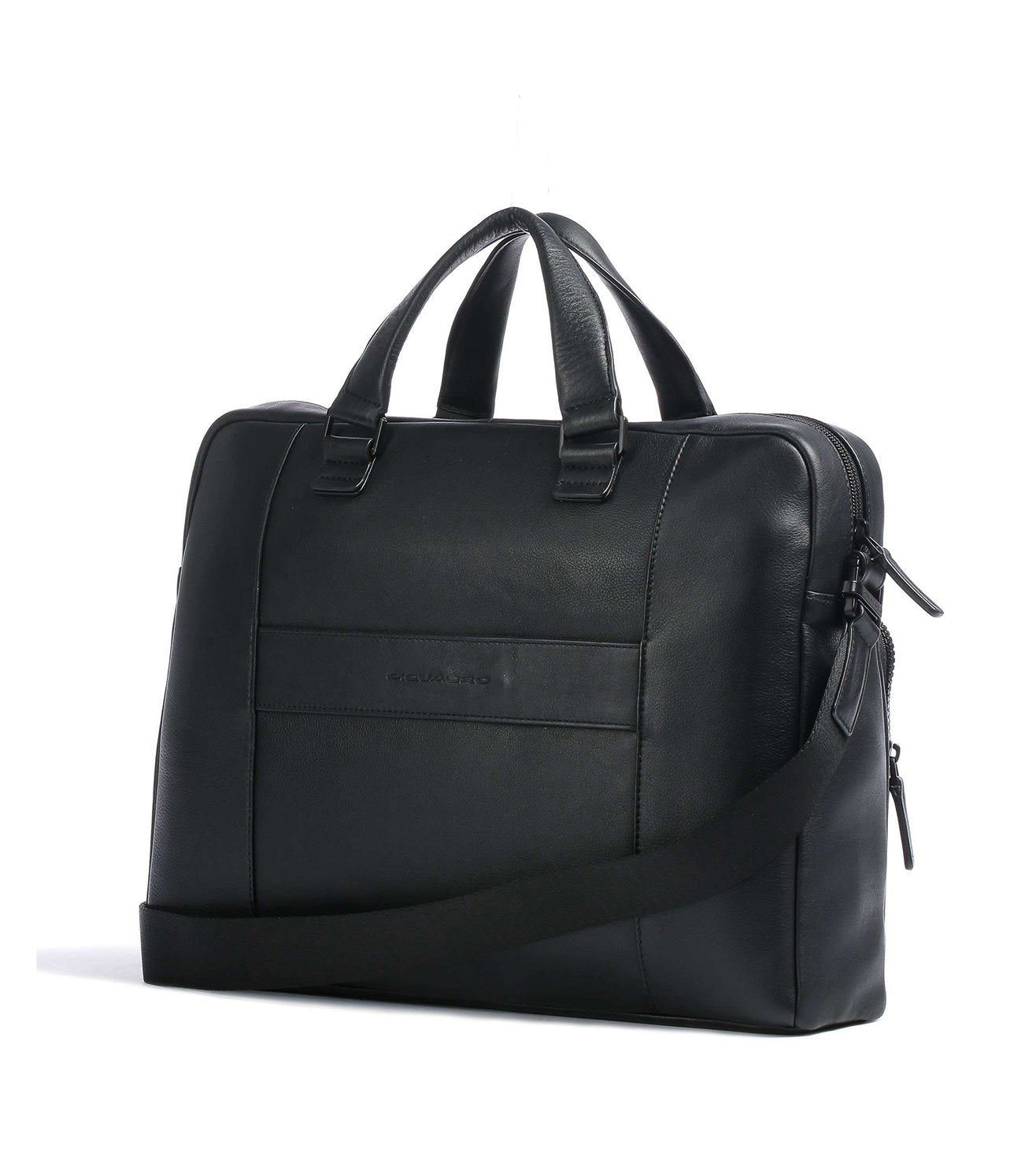 Piquadro Charlie Unisex Black Laptop Briefcase