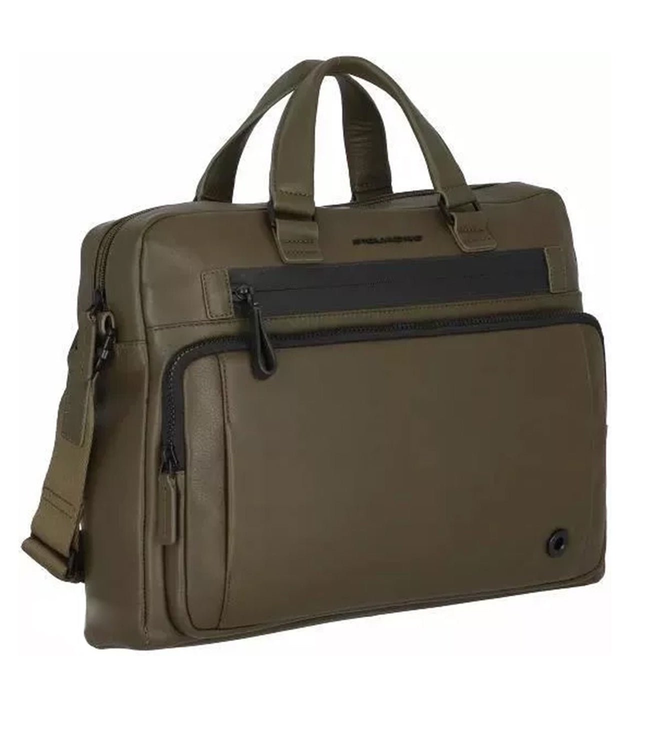 Piquadro Charlie Unisex Black Laptop Briefcase