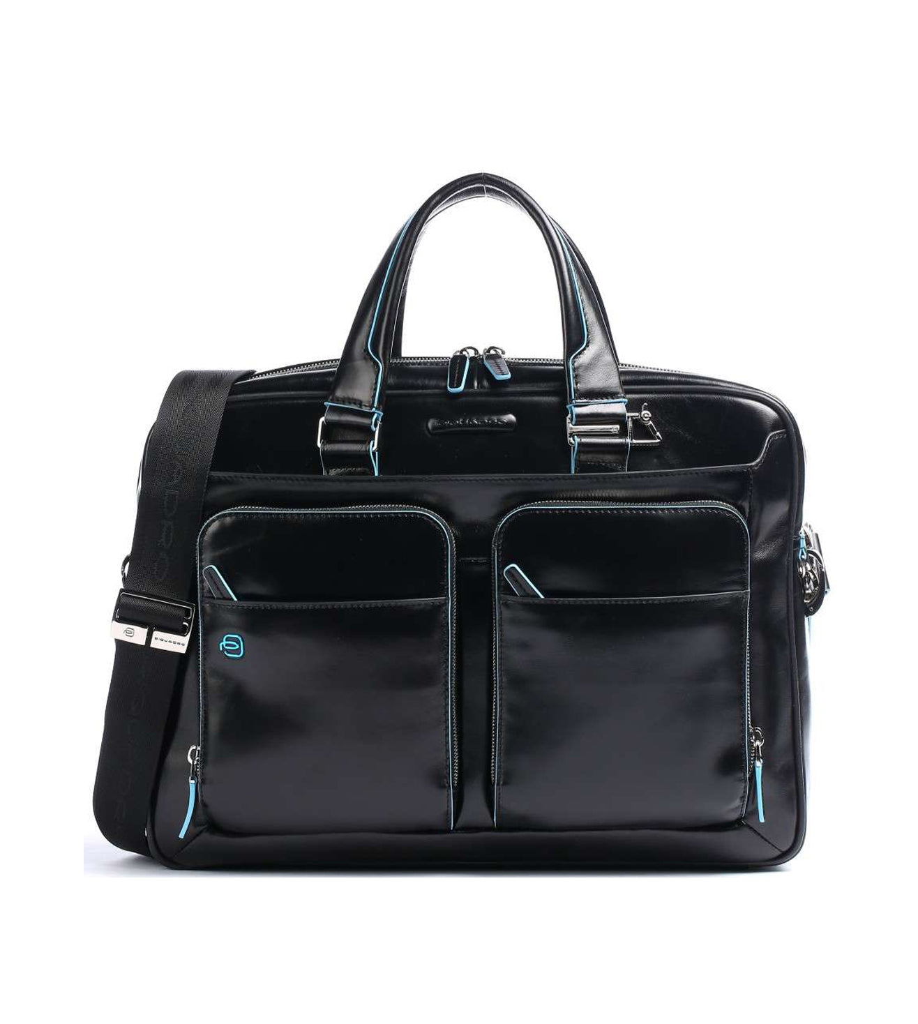 Piquadro Blue Square Unisex Laptop Briefcase