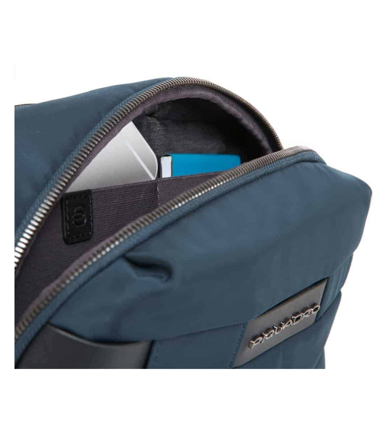 Piquadro Pierre Unisex Blue Waist Bag