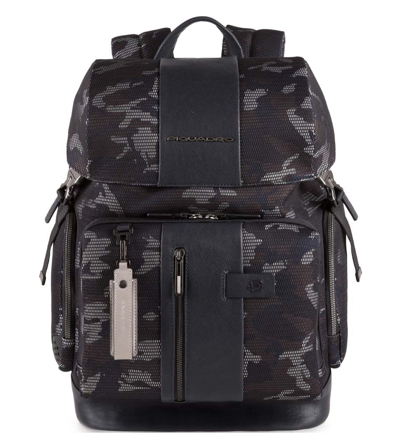 Piquadro Brief Unisex Camouflage-Blue Backpack