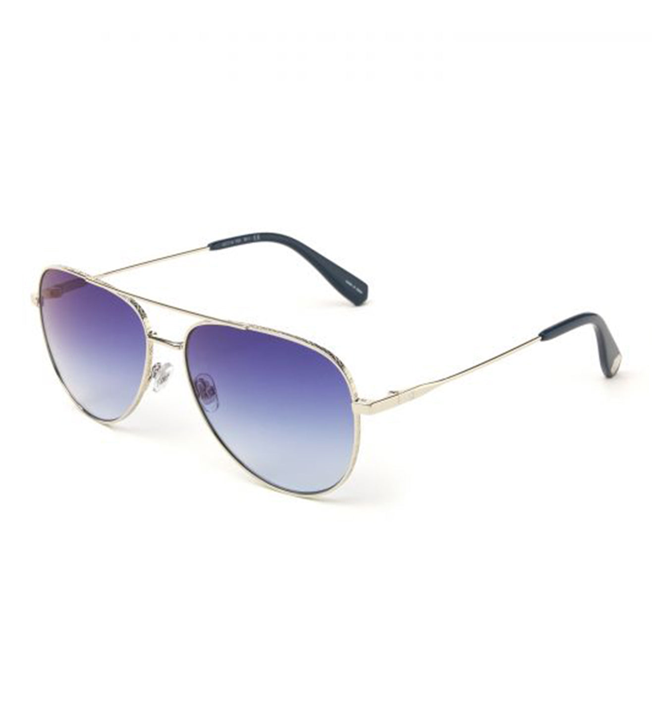 CR7 Unisex Blue Aviator Sunglasses