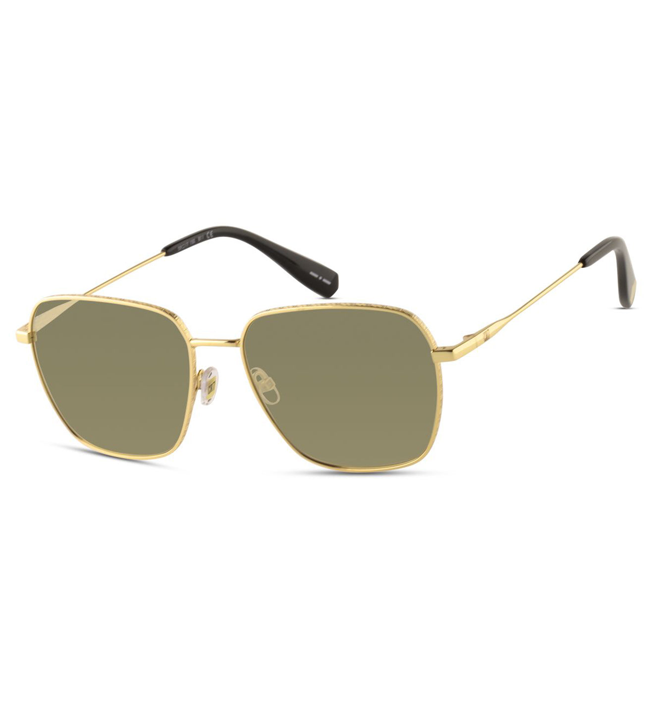 CR7 Men's Gold Square Sunglasses
