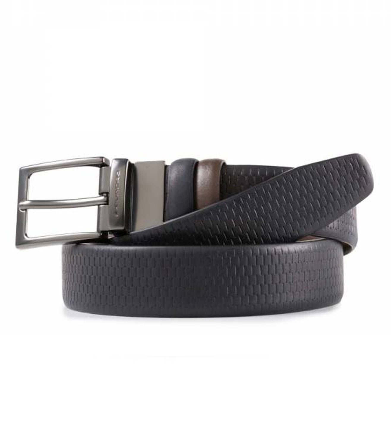 Piquadro Cintura Men's Black-Brown Reversible Belt