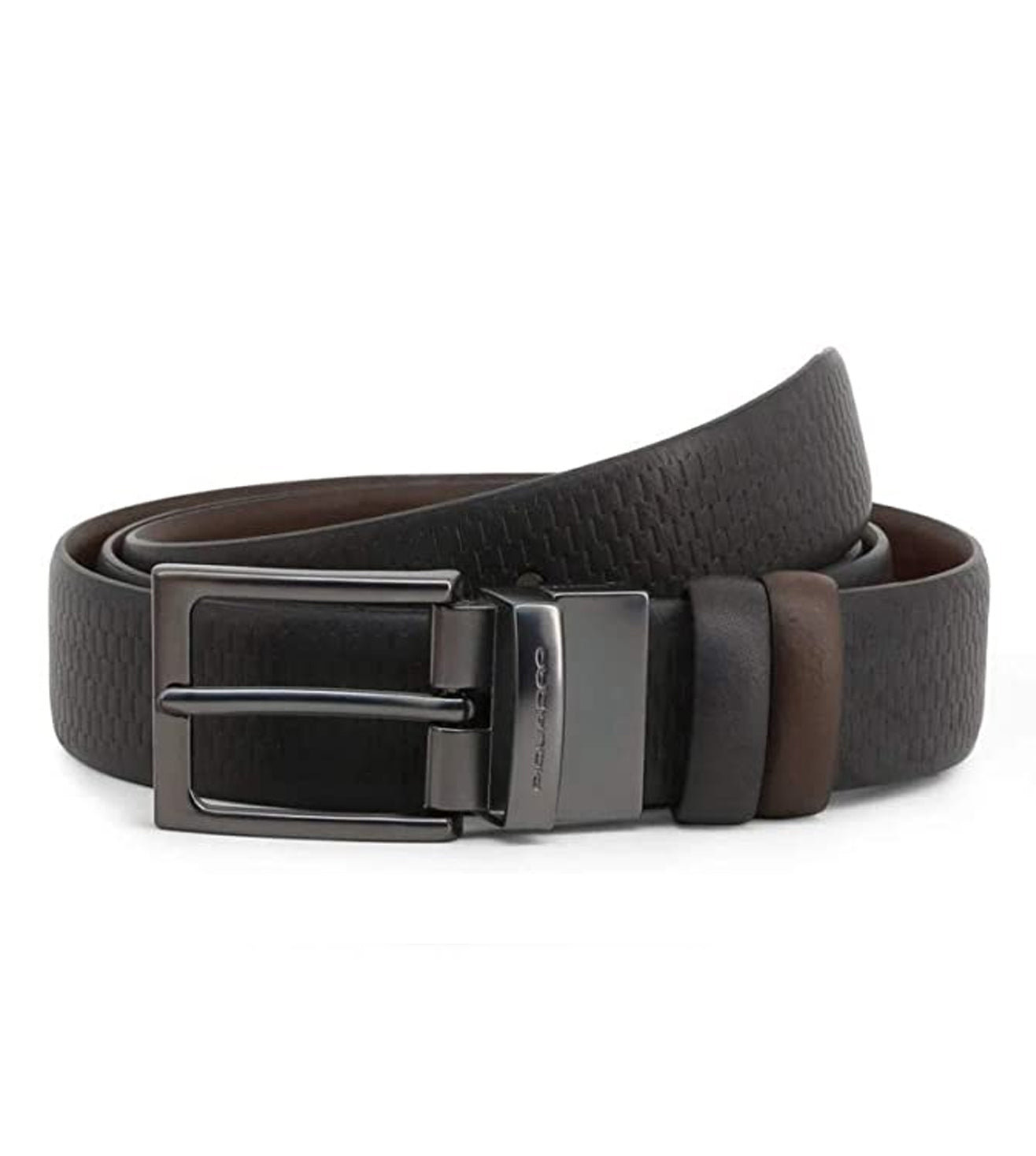 Piquadro Cintura Men's Black-Brown Reversible Belt