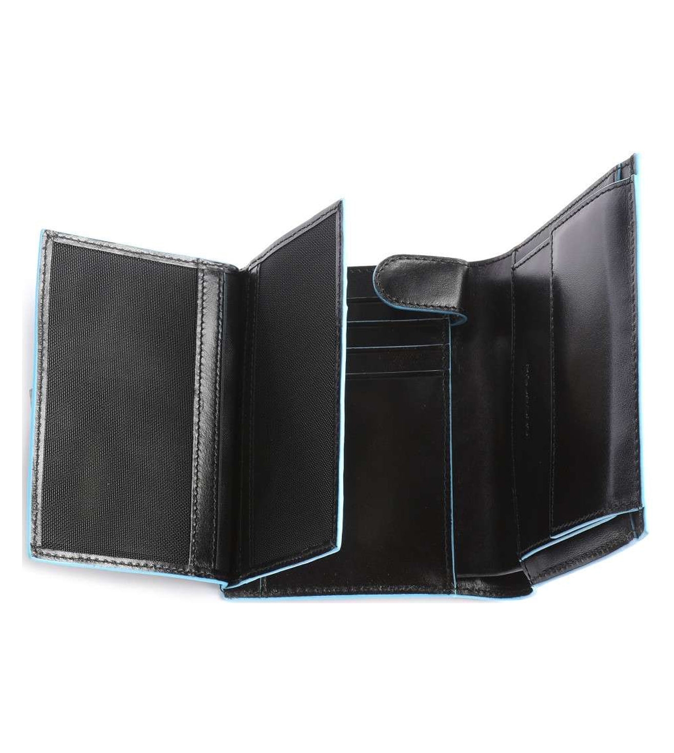 Piquadro Blue Square Men's wallet with money clip – Travel and Business  Store