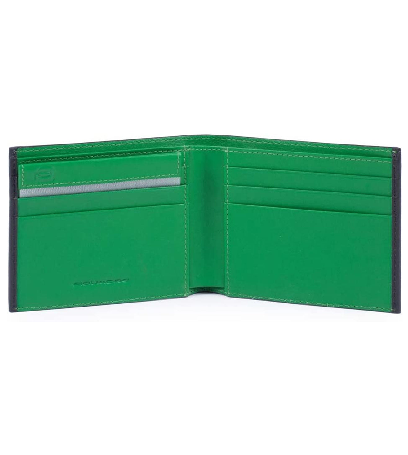 Piquadro Splash Men's Black-Green Wallet