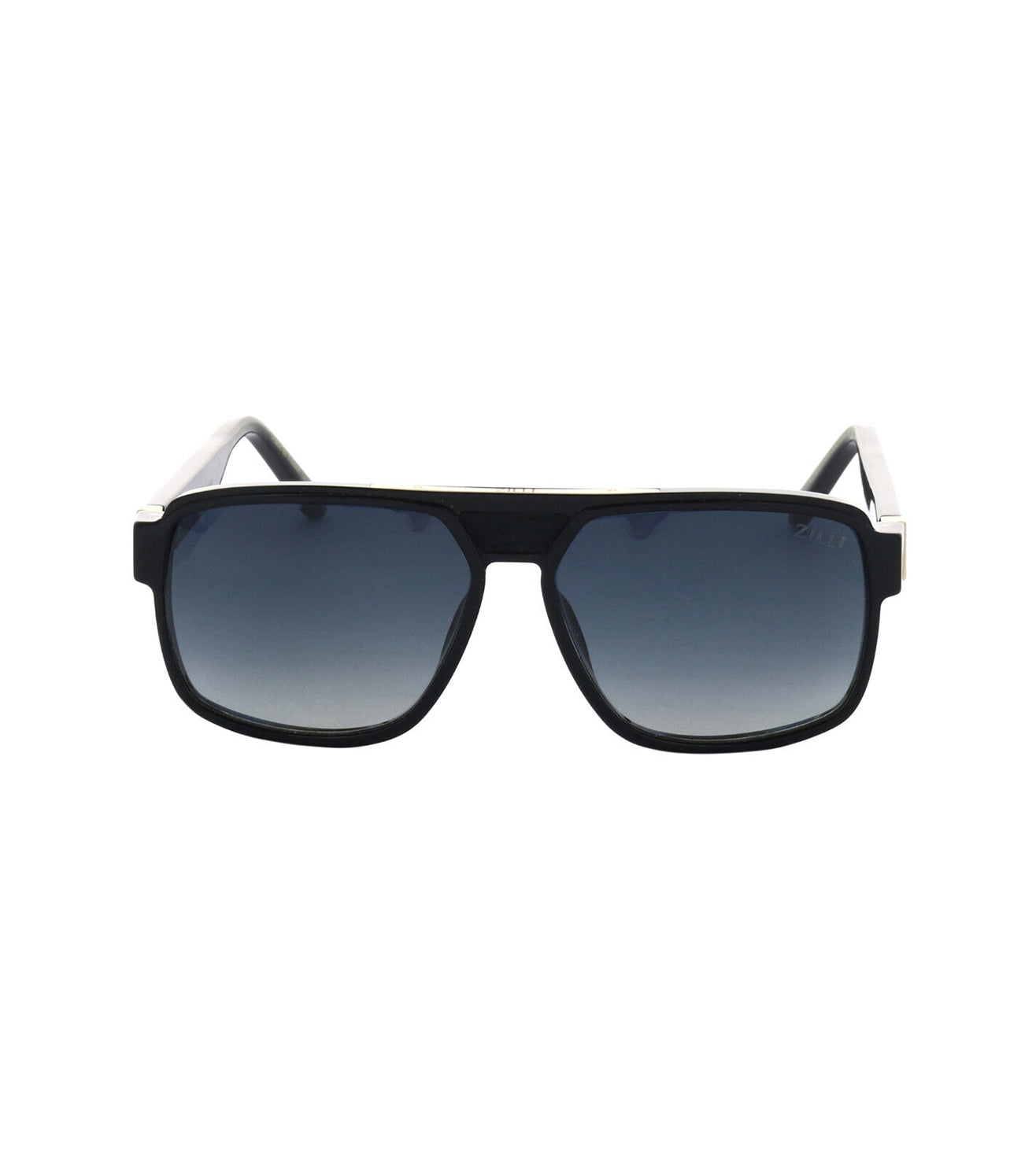 Zilli Men's Blue Square Sunglasses