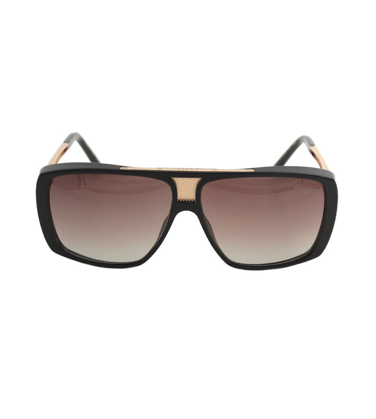 Zilli Men's Brown Aviator Sunglasses