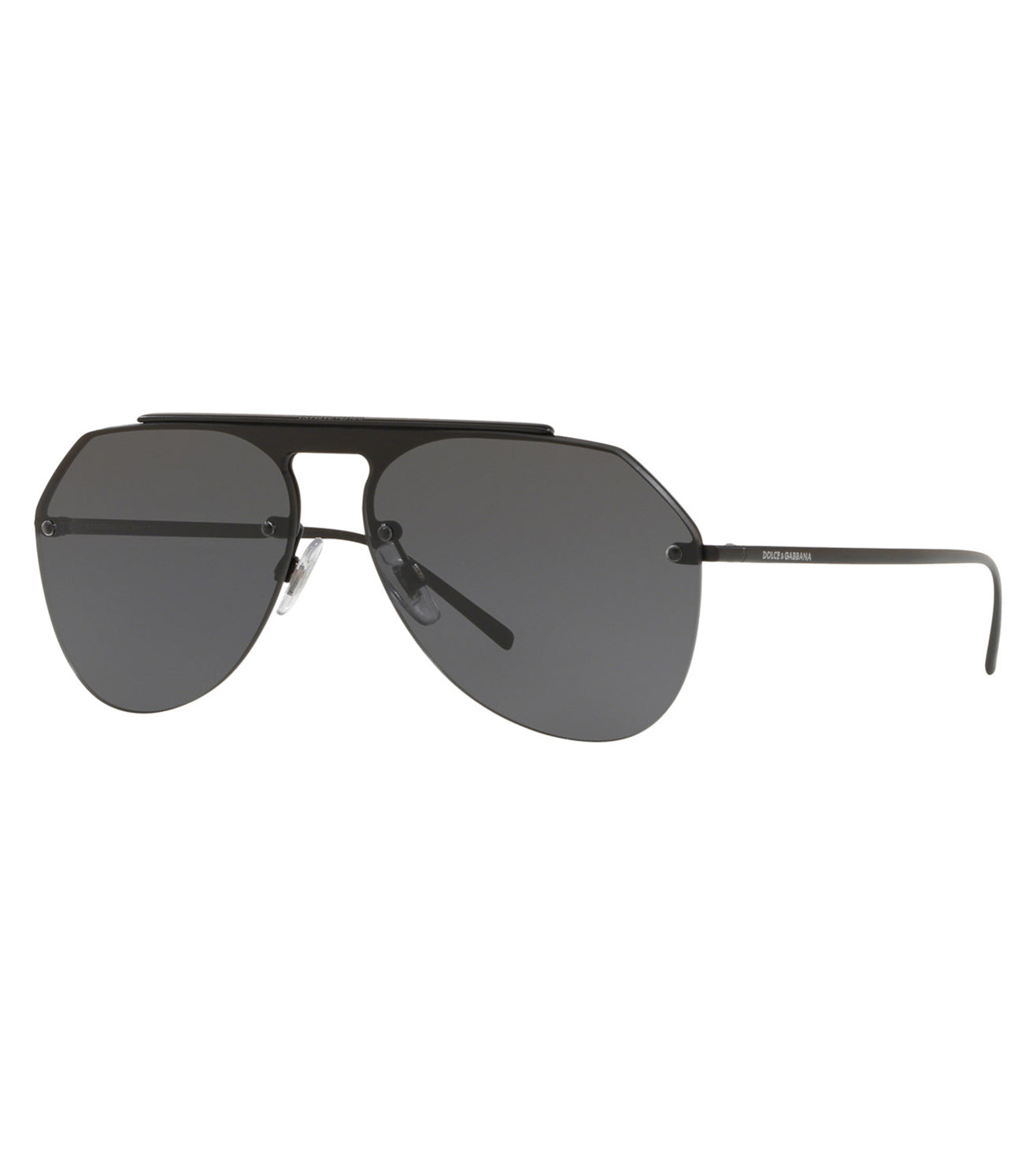 Dolce & Gabbana Men's Grey Aviator Sunglasses Sunglasses