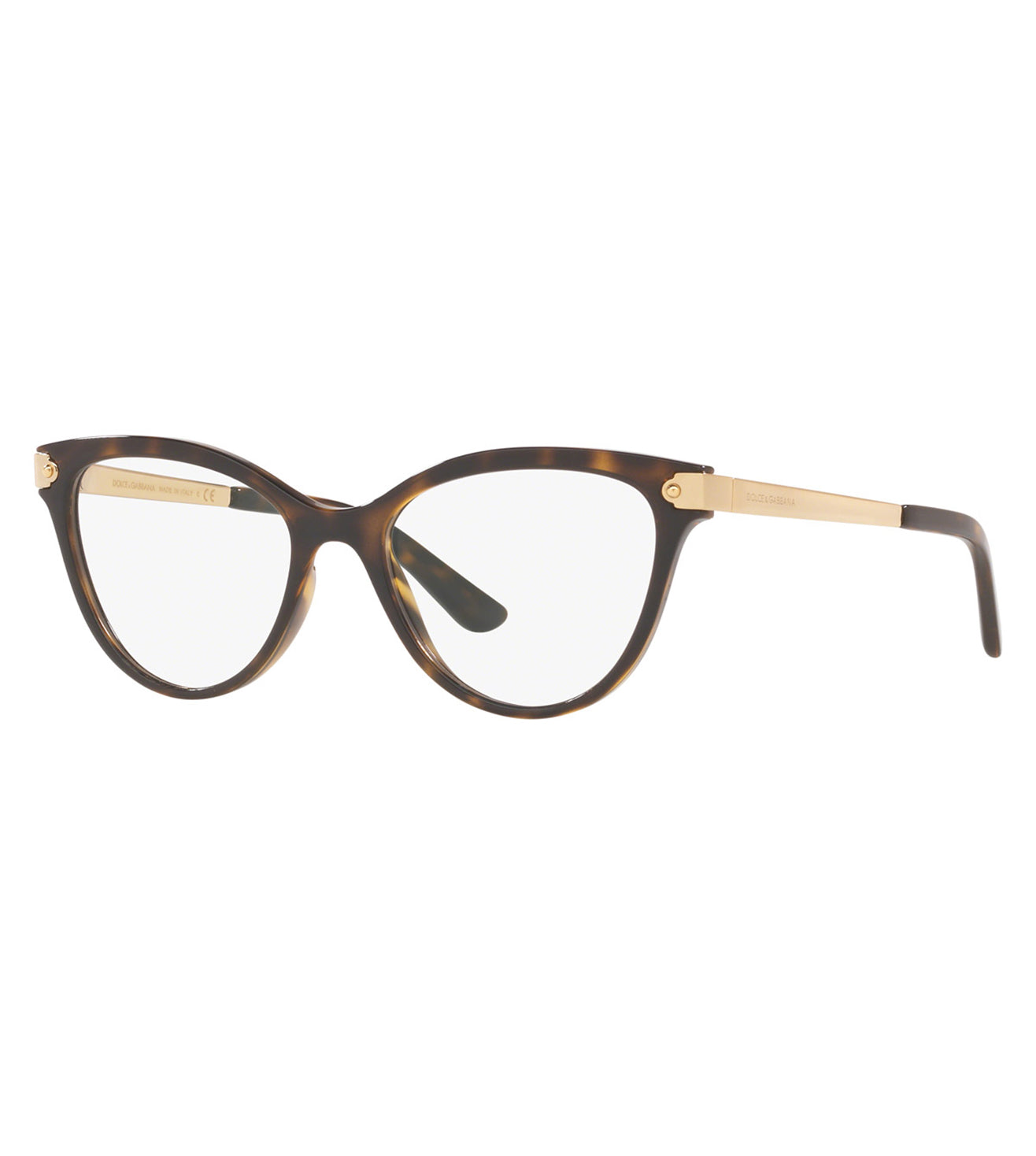 Dolce & Gabbana Women's Havana Cat-eye Optical Frames