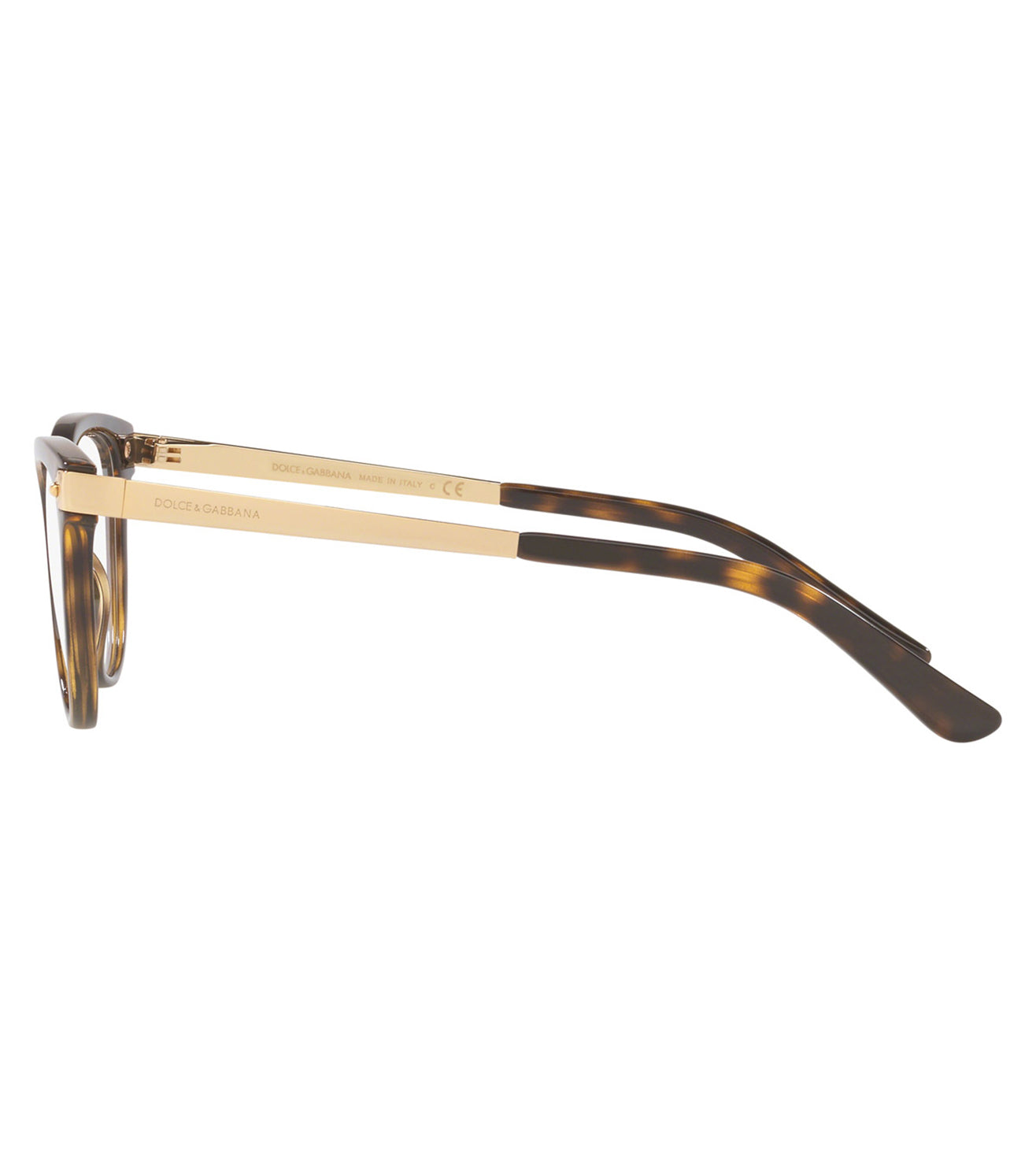 Dolce & Gabbana Women's Havana Cat-eye Optical Frames