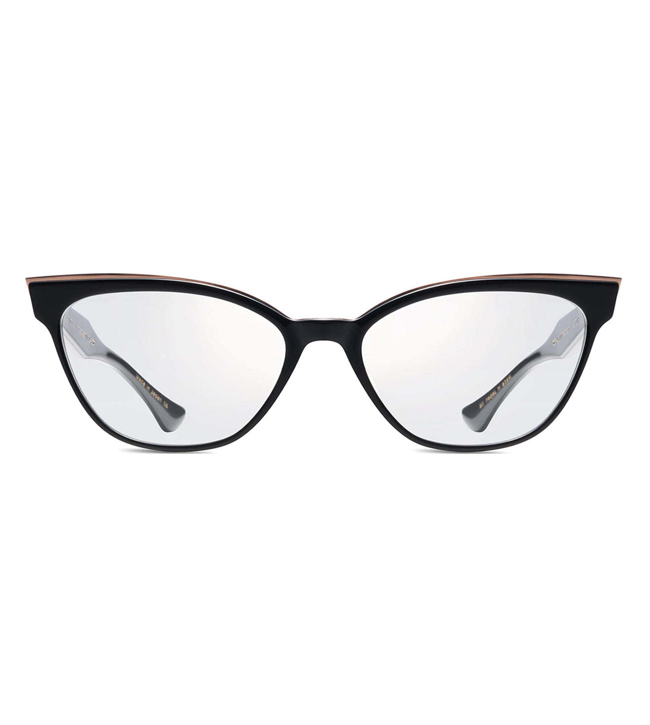 Dita Ficta Unisex Black Cat-eye Optical Frames