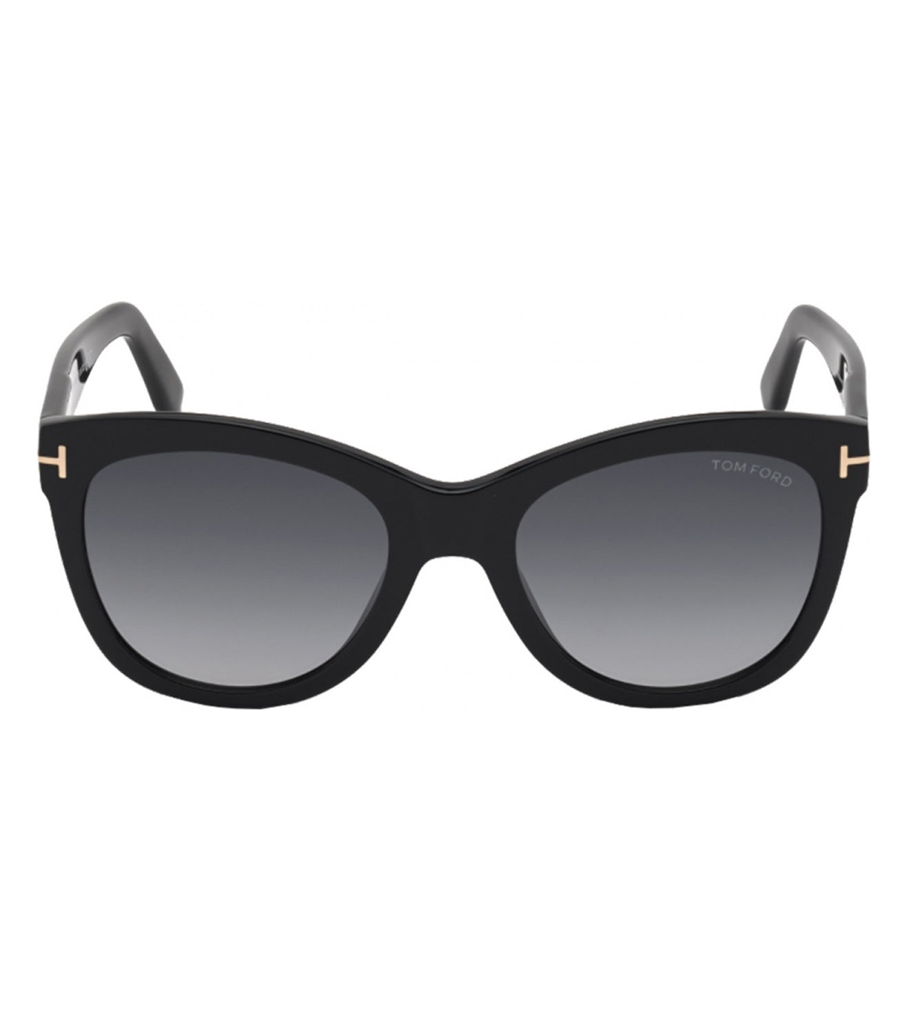 Tom Ford Unisex Black Cat-eye Sunglasses