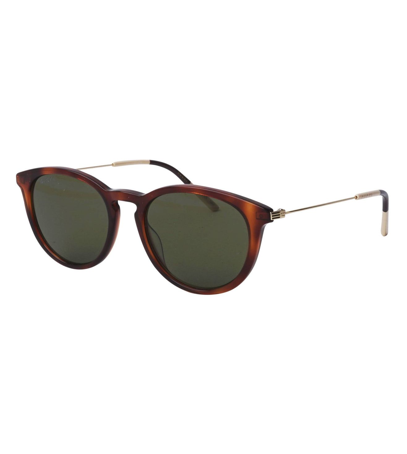 Havana Gold Metal Sunglasses