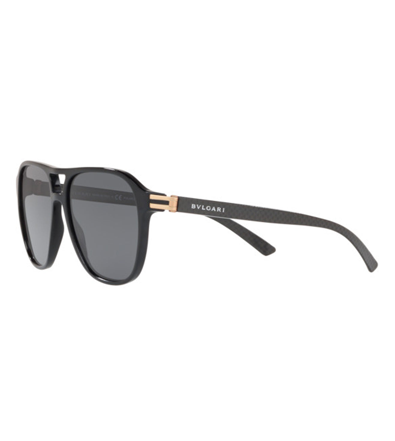 Bvlgari Men's Grey Aviator Sunglasses